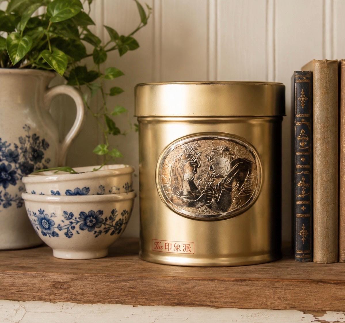 Japan Vintage Metal Canisters - Etsy