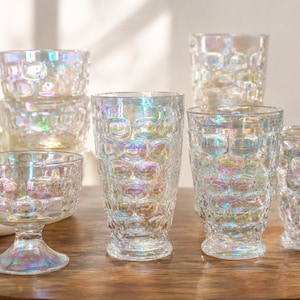 Vintage Hobnail Glassware - Etsy