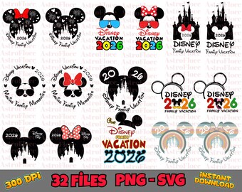 Family Vacation 2026 Svg Png Bundle, Magical Kingdom Svg, Family Trip ...
