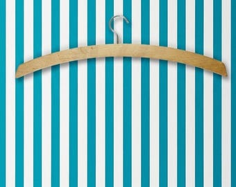 Lote de 20 perchas de madera natural de pino, perchas minimalistas, perchas estilo vintage, perchas para forrar