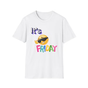 Friday Mood Unisex T-Shirt, Weekend Vibes Tee, Casual Friday Shirt, Relaxation Attire, Happy Hour Top