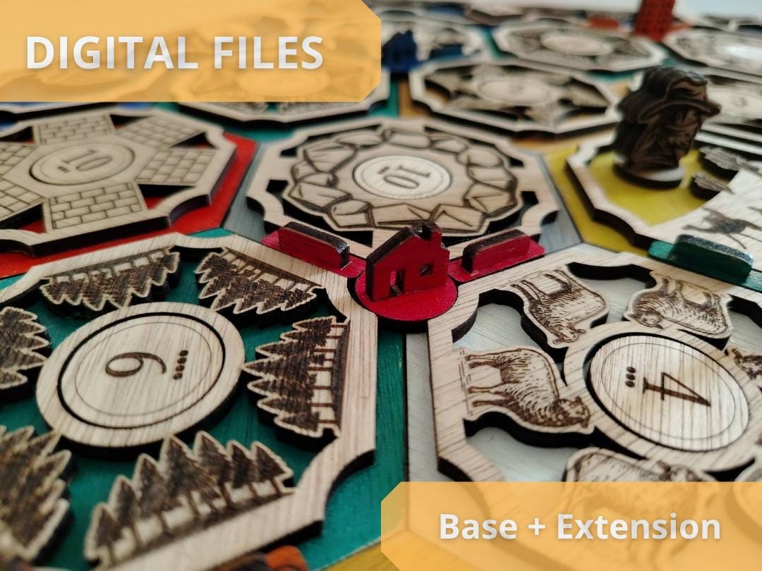 Wooden Catan - Etsy