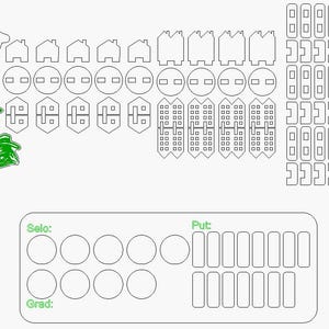 Catan Laser Cut Files | diy Board Game | Settlers Game SVG DXF AI | Wooden Game Board Digital Download | Laser Engraving File