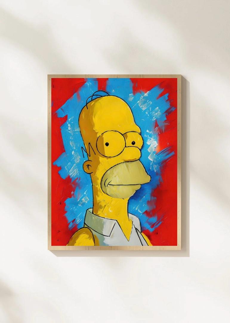 Simpsons Hang in There Poster - Etsy