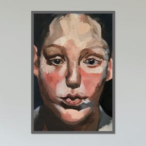 Woman Oil Painting Print - Painting Wall Art |  Home Decor