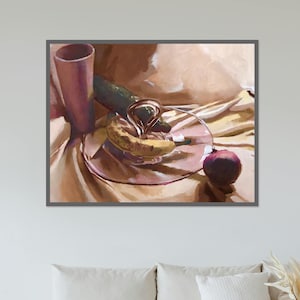 Still Life Oil Painting Print - Colorful Wall Art | Impressionist Home Decor