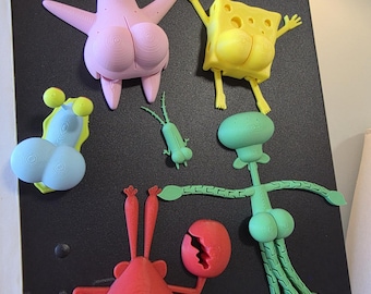 Sea Cartoon Character Magnet | Playful Music Stand Accessory