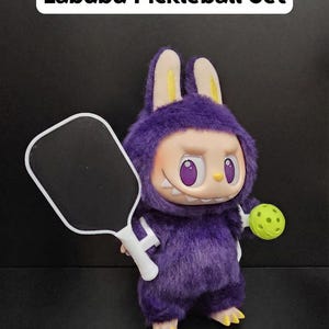 Labubu Pickleball Outfit  Sports Set for Paddle Ball Hat and Bag.