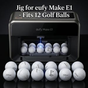 Eufy Make E1 UV Printer Golf Ball \ Ping Pong Ball Jig