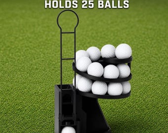 Father’s Day Golf Ball Dispenser – Indoor & Outdoor Golf Simulator Accessory for Dad