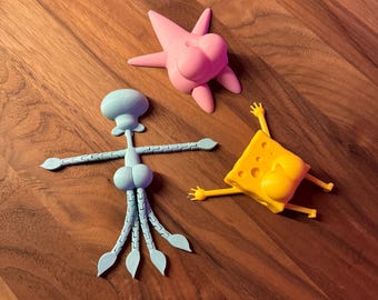 Lustige Cartoon Sea Buddies - Freche Dekoration für die Küche - Süßes Küchenaccessoire - Knebel Geschenk für Die Beste Freundin