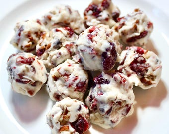 White Chocolate Pecan Clusters with Cranberries Recipe (PDF Download)