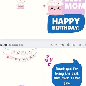 Cartões de felicitações para crianças