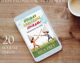 Holiday Challenge Journal: Adventure for Kids – Printable Activity Book with Games and Challenges