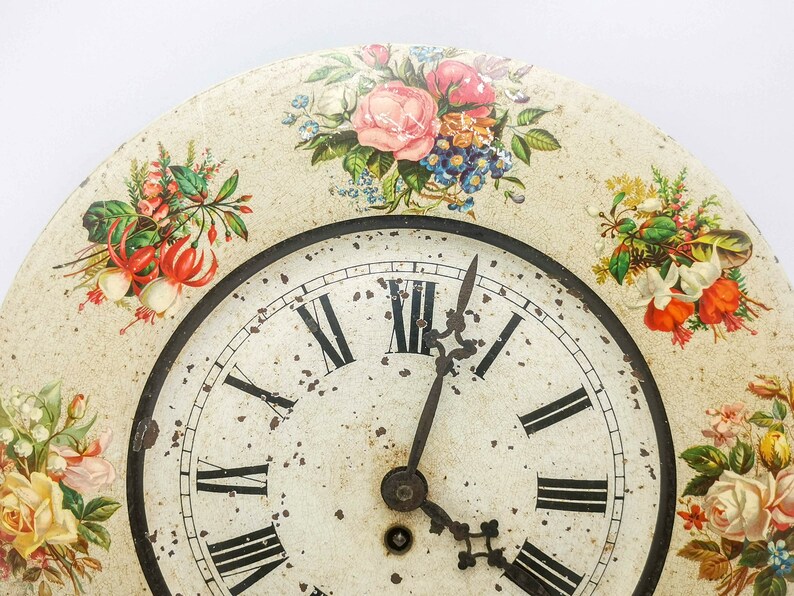 Antique Wall Pendulum Clock French Mural Clock in Etsy