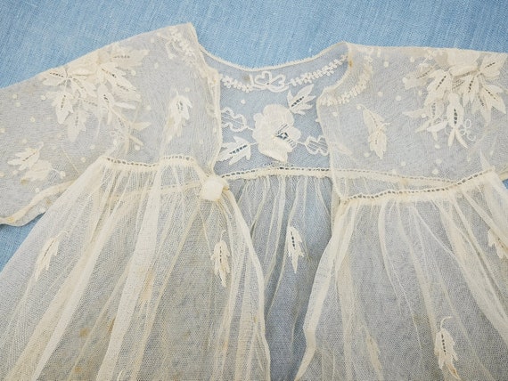 Antique French dress for baby, Edwardian era baby… - image 9