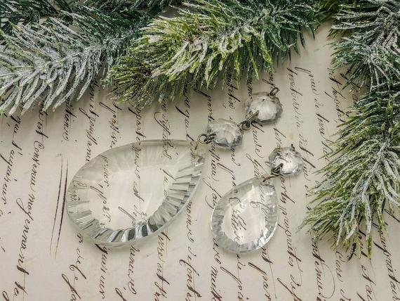 Vintage crystal christmas ornaments Clearance
