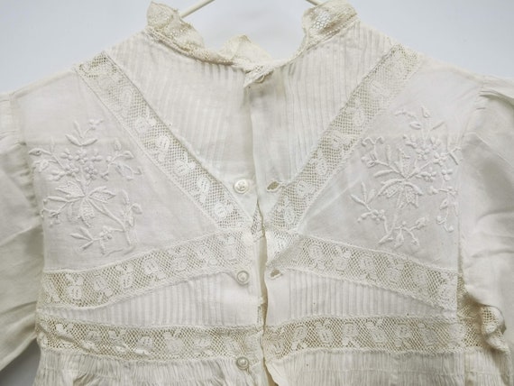 Antique French dress for baby, Edwardian era baby… - image 9