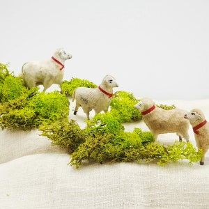 Antique putz sheep - Etsy 日本