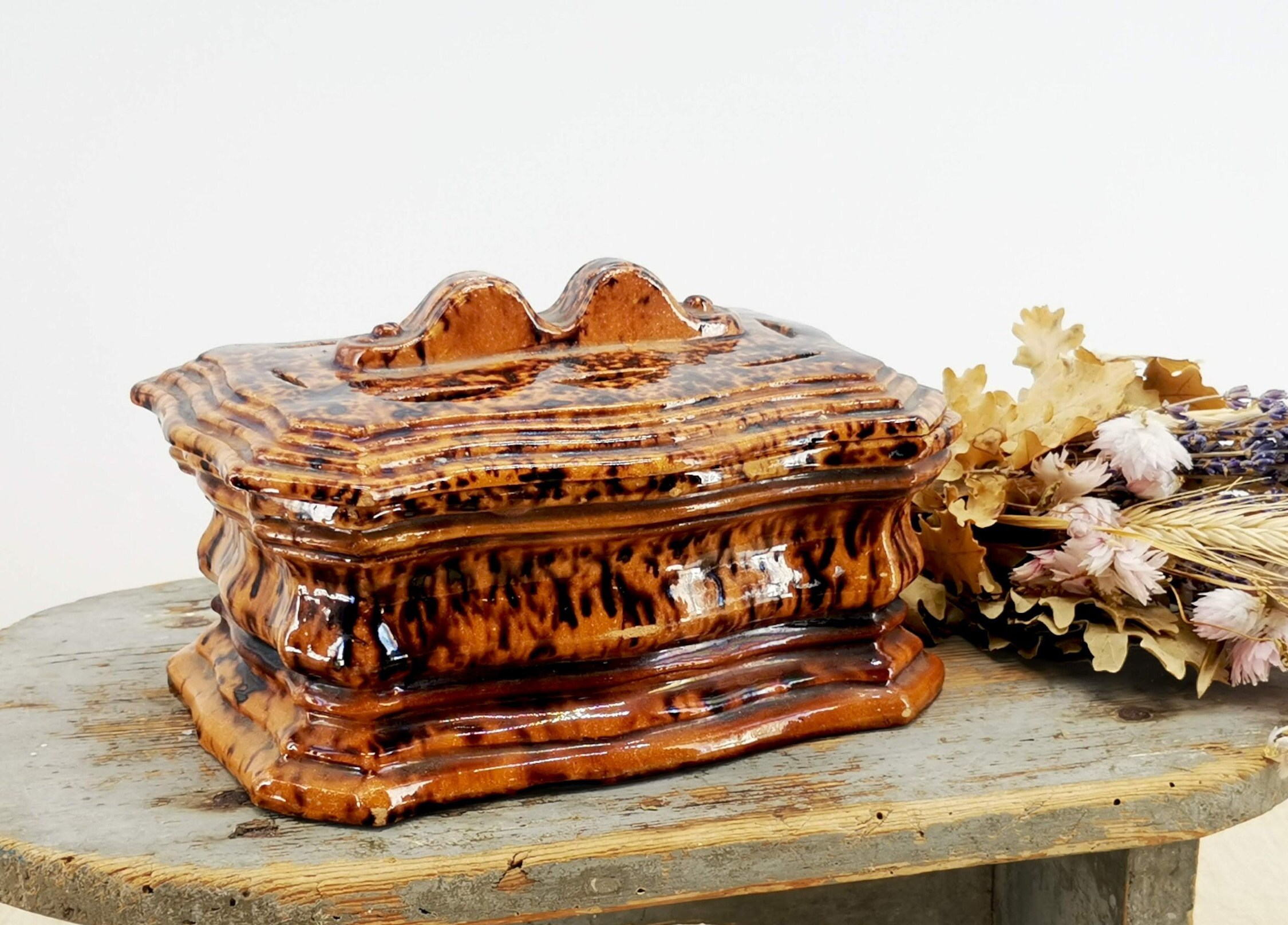 Antique butter dish - Etsy 日本
