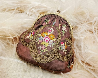 Vintage Chimaki Brocade Lace Patchwork Hand Bag Purse - Etsy