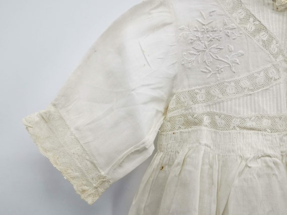 Antique French dress for baby, Edwardian era baby… - image 5