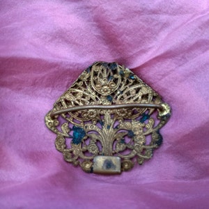 Robe et broche vintage Art déco Duette, pince à fourrure, pinces à chaussures, brevet 1945268