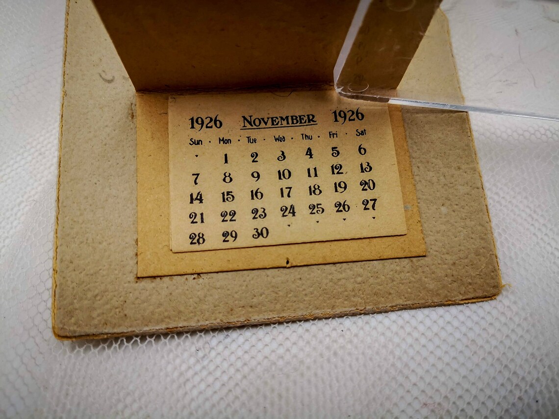 Antike Kalender für das Jahr 1926 romantische Abdeckung mit - Etsy.de