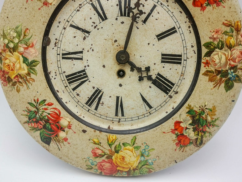 Antique Wall Pendulum Clock French Mural Clock in Etsy