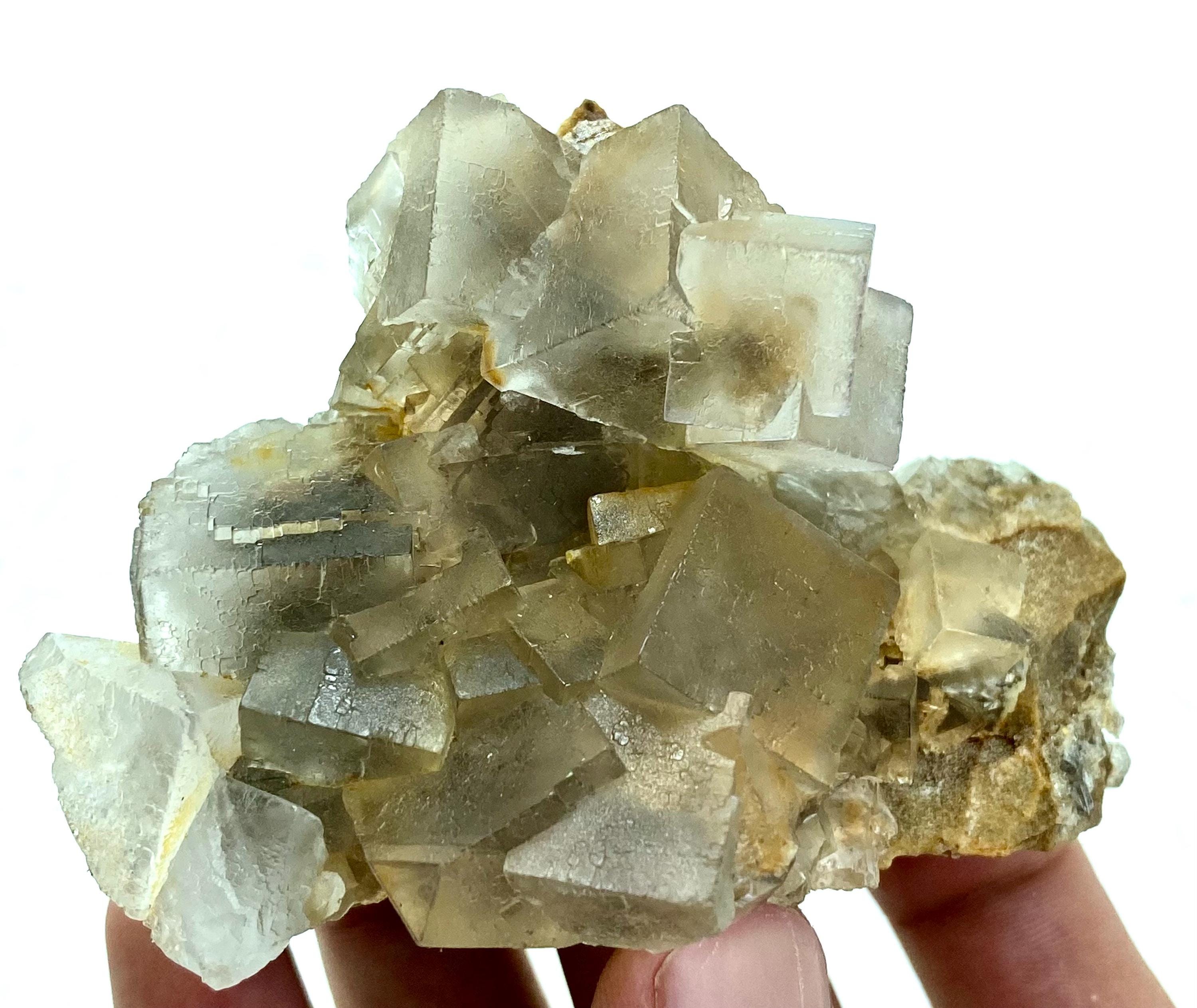 242:gram Extremely Rarest Unique Colour Top Quality Cubic Fluorite ...