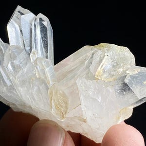 Clear Quartz Crystal Specimen: Natural Pakistan Mineral (61x40x42mm, 69 Grams