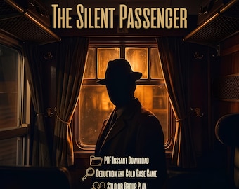 El pasajero silencioso: juego de misterio y asesinato para imprimir (descarga en PDF)
