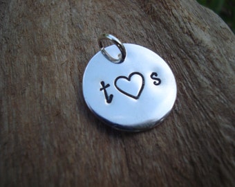 Love! Sterling Silver Custom Charm 5/8 inch