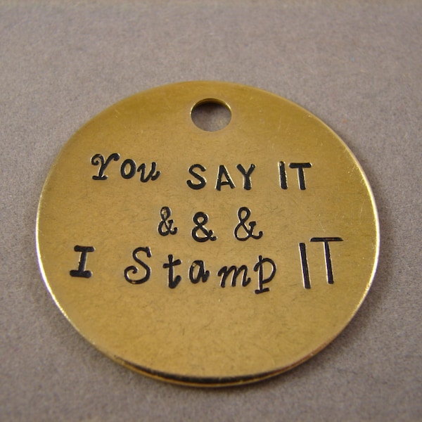 Brass Tag - Etsy