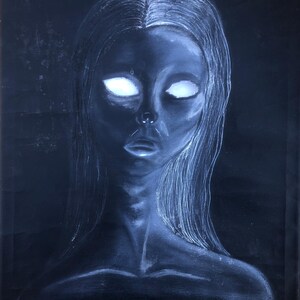 Le vide, peinture acrylique, sans émotions