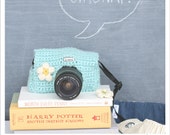 oh snap dslr camera cozy - aqua