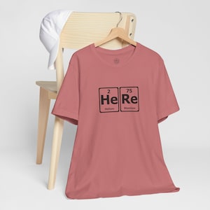 Personalized Element Word T-Shirt: Special Request Custom Chemical Element Word(s) Shirt (many colors!)