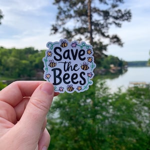 Save the Bees Sticker | Pick your own Sticker | Honey Bee Sticker | Bee Sticker | Eco Friendly Sticker | Nature Lover Sticker