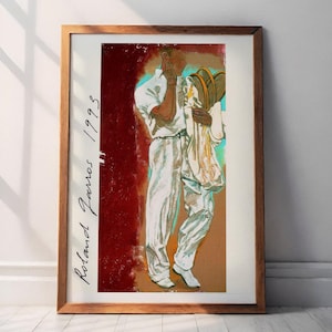 Roland Garros 1993 French Open Poster Print, Vintage Tennis Print, Roland Garros Art, Roland Garros Minimalist, Affiche Roland Garros