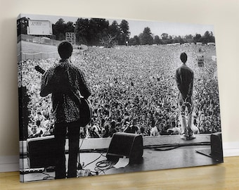 Liam Gallagher Poster, Oasis Knebworth 1996 Stunning Poster Print, Music Legends Canvas, Music Room Wall Art Decor, Gift For Jazz Lover