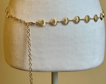 Seabreeze Shell Chain Belt – Adjustable Sizing