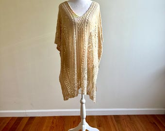 Sandshell Kaftan Cover Up Tunic - One Size Fits Most