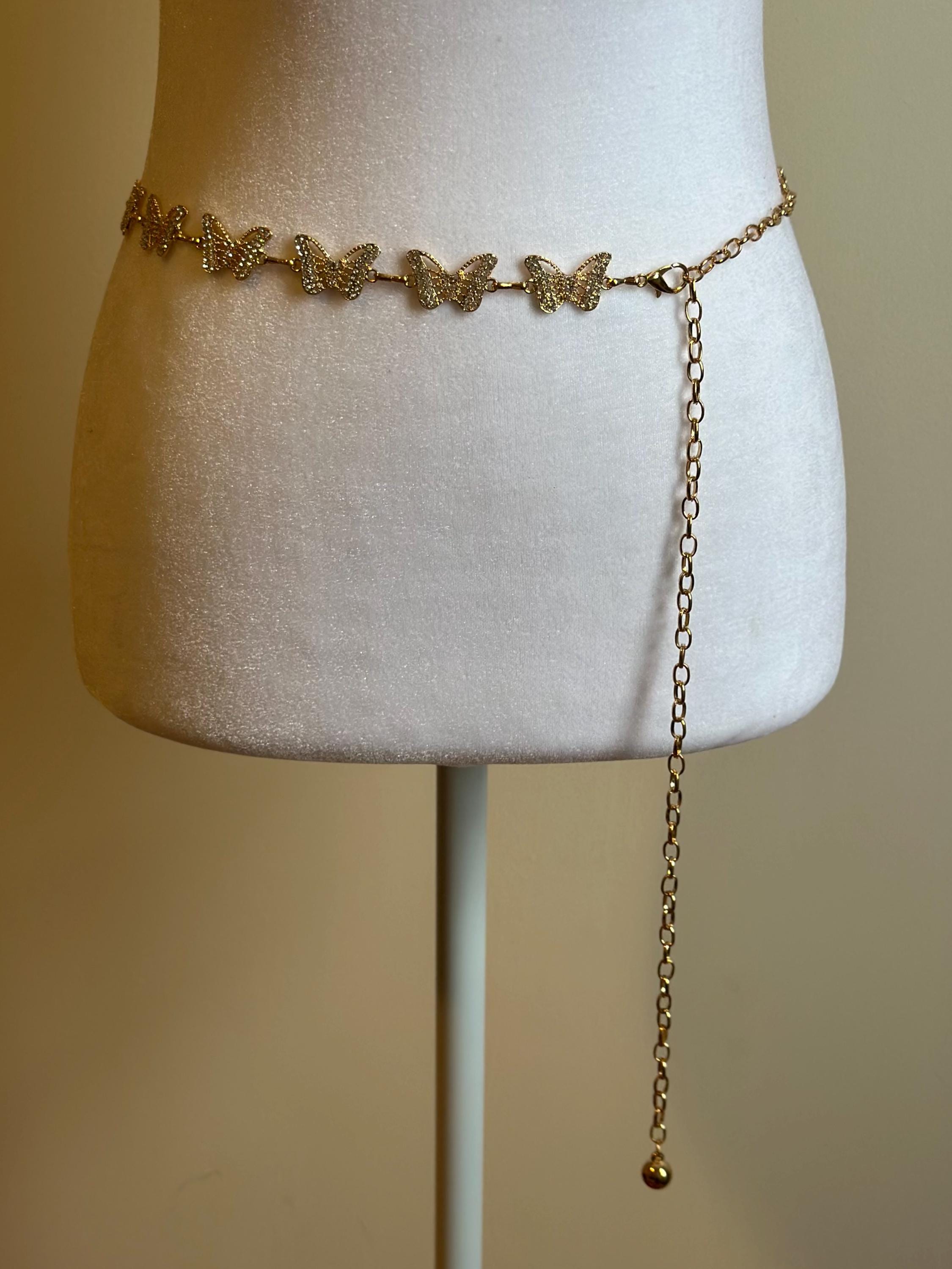 Butterfly Gold Belt - Etsy