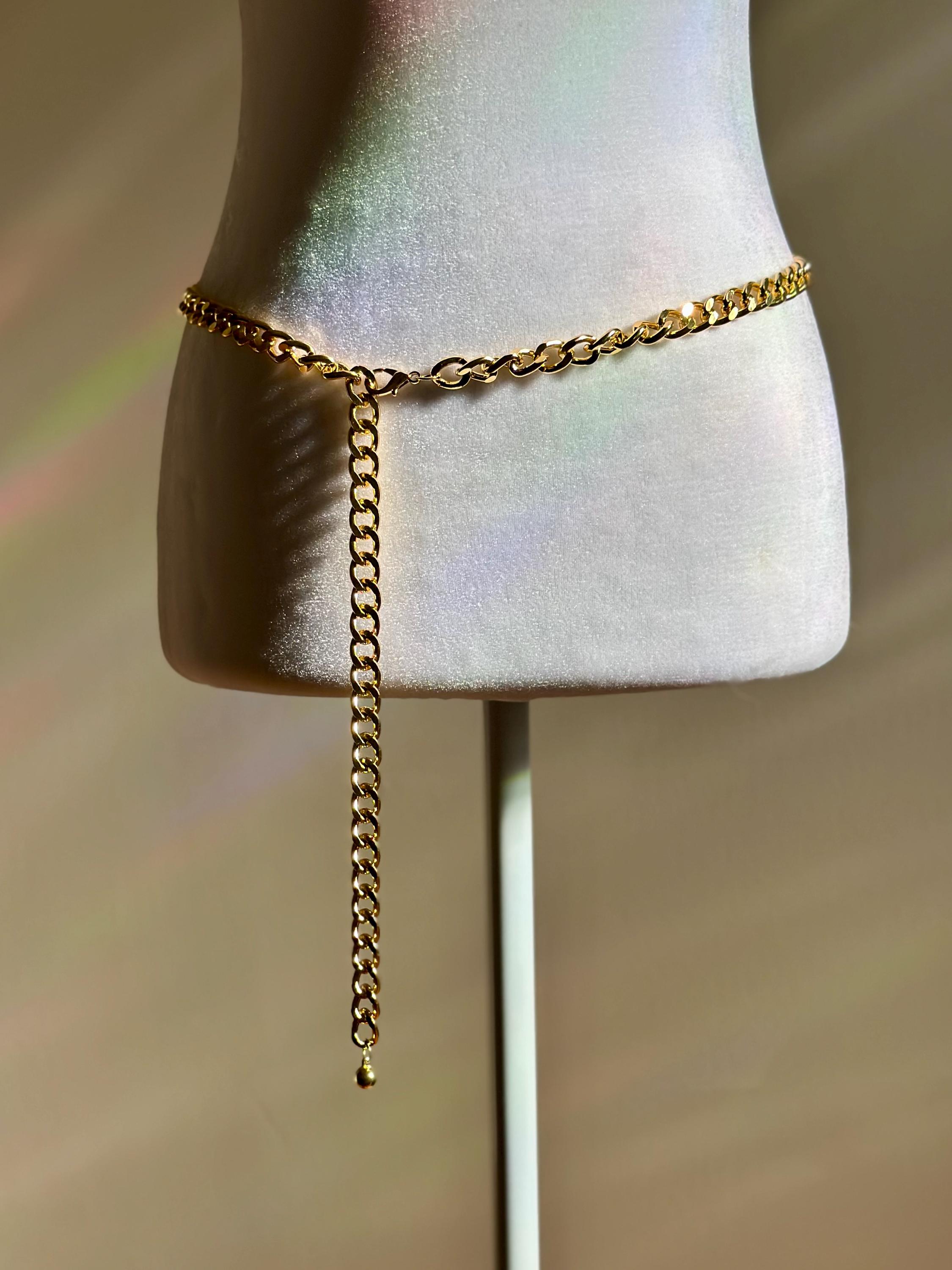 Gold Chain Belt for Dresses - Etsy
