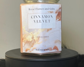 Cinnamon Velvet Soy Candle and Wax Melt
