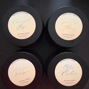 Men’s Cologne Scented Tin Candles – Bold, Sophisticated, Unforgettable