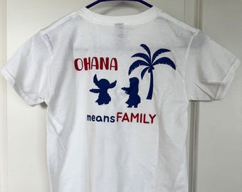 T-shirt/kids' T-shirt/adults too/Lilo & Stitch/Youth T-shirt/Lilo&Stitch/aloha/ohana/hula/hawaii/Jusy for you/handmade/cricut