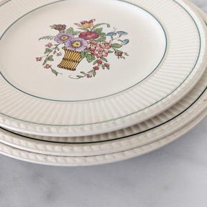 Vintage Wedgwood Plate/ Antique Plates/Made In England/English Country/Gift for Mom/Wedding Gift/Floral Dinner Plates