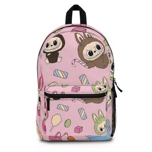 Labubu Kinderrucksack: Cartoon-Reiserucksack, Vorschultasche