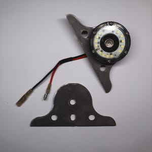 Flat 180 Degrees, Weld-On, Rock Light Mount Brackets for KC V1 & V2